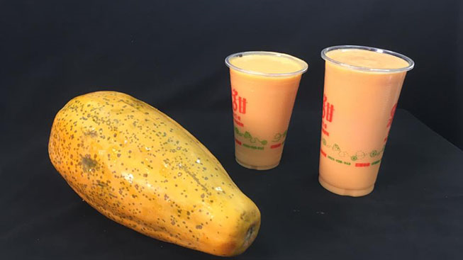 果甜木瓜牛奶戰鬥雞排