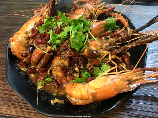 鰕中鮮活蝦料理