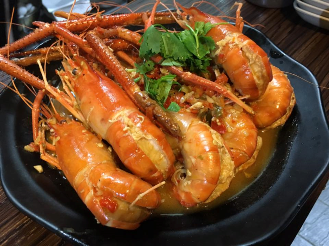 鰕中鮮活蝦料理