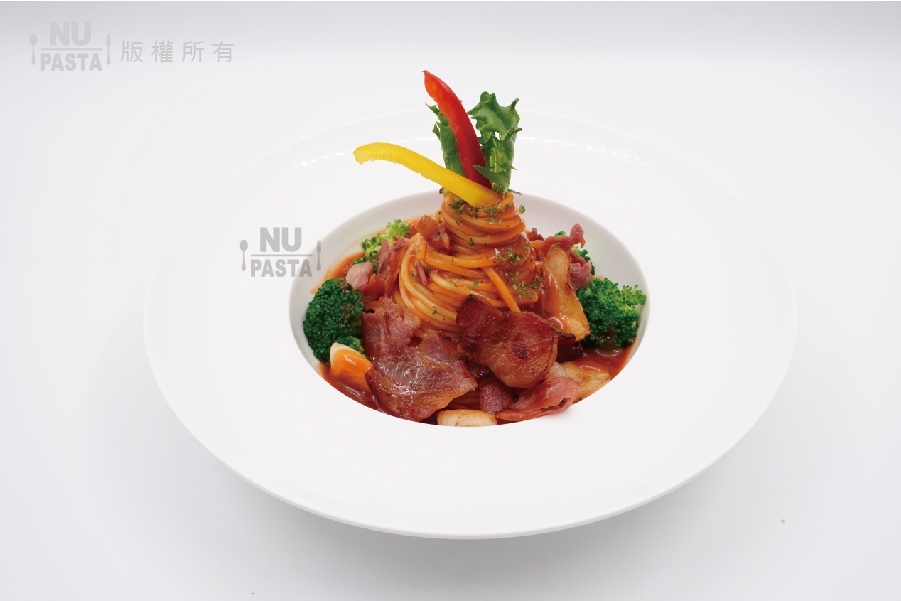 211茄香紅醬培根德腸