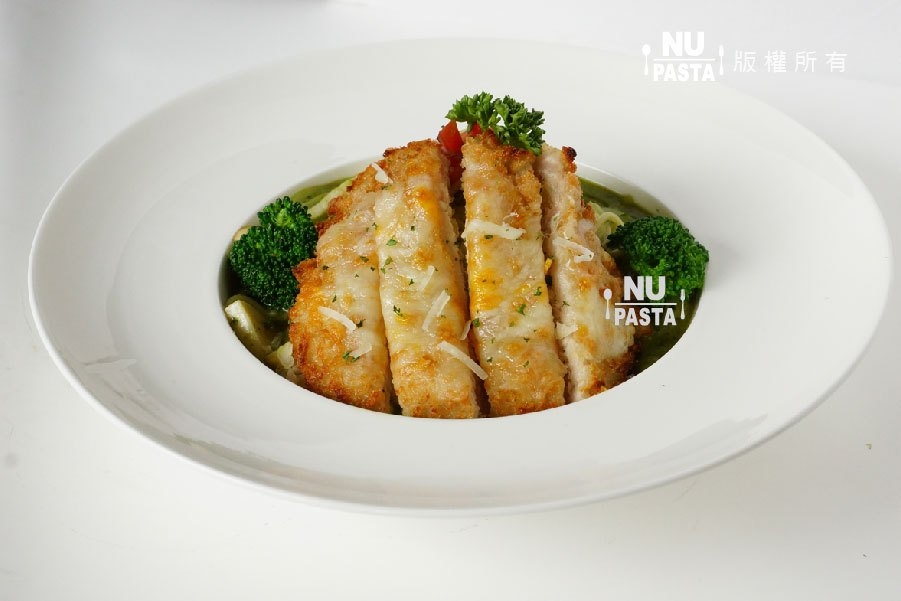 302羅勒起司焗豬排