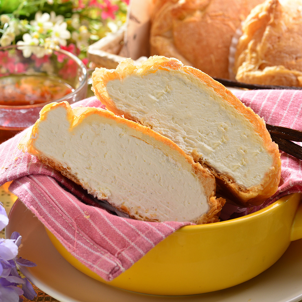 牛奶千層冰心泡芙1入