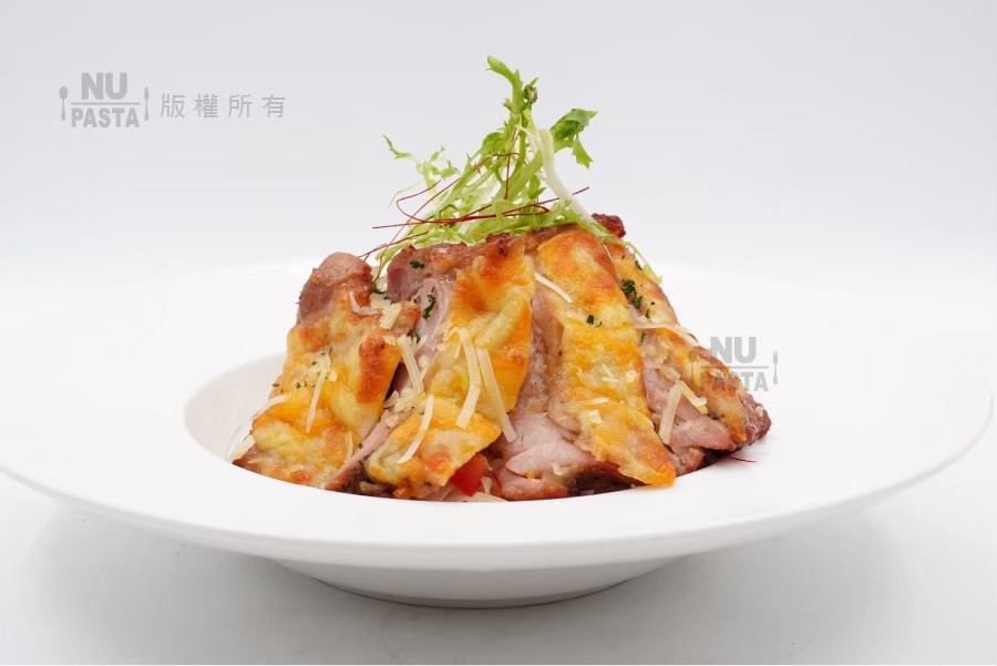 起司焗氣冷雞腿套餐