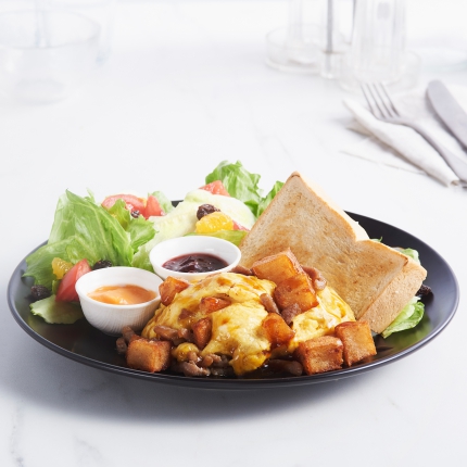 金黃豬柳總匯餐