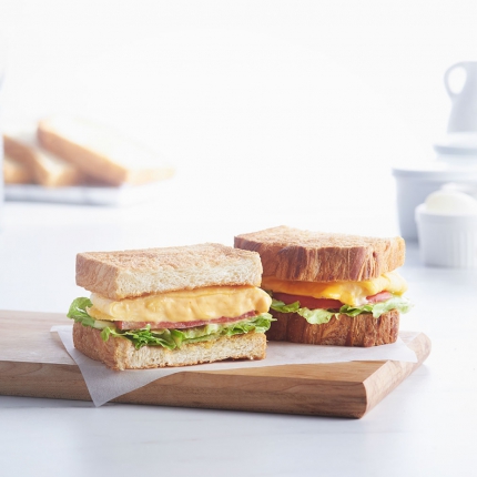 厚蛋起司燒丹麥吐司